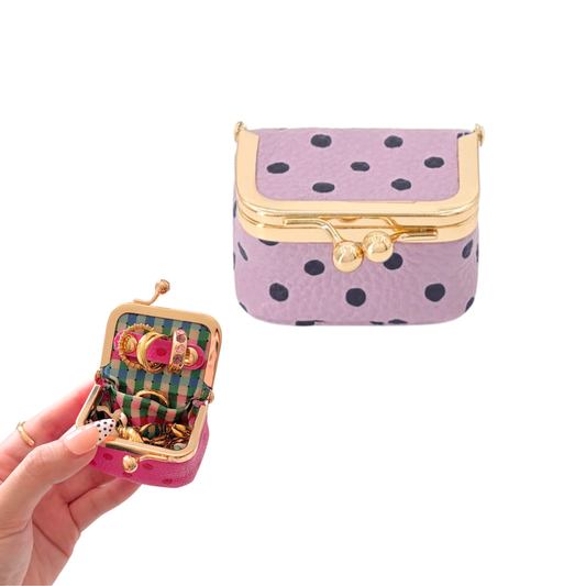 Mini Jewellery Pouch - Lavender