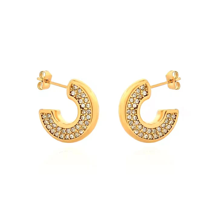 Minimal Bling Hoops - BESTSELLER