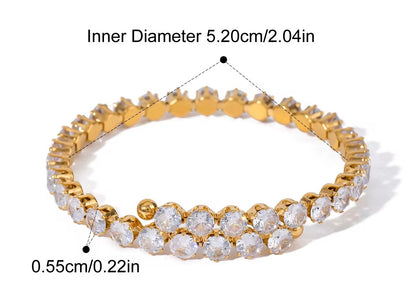Ishaara Bling Cuff (Gold)