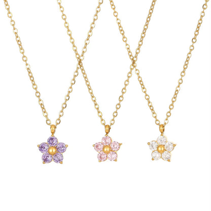 Bloom Necklace - Pink