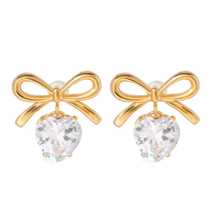 Bow-tiful Bling Earrings