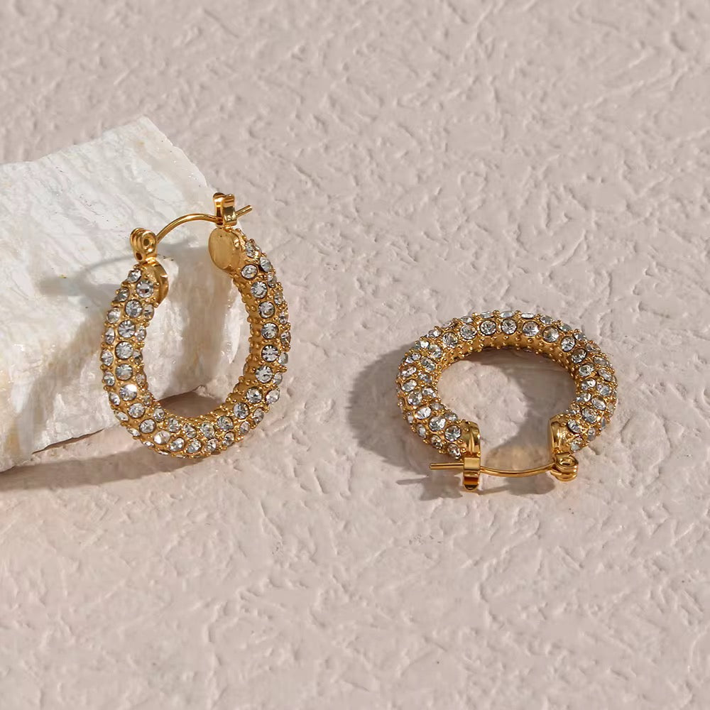 Dubai Bling Hoops