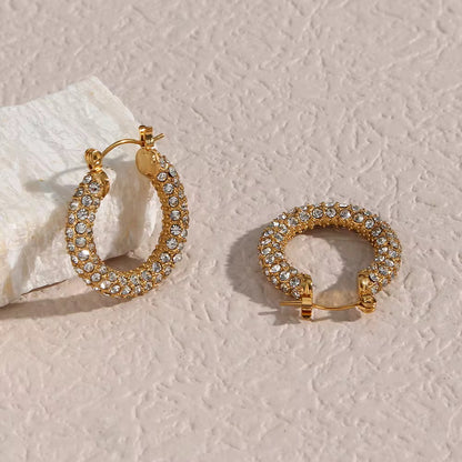 Dubai Bling Hoops