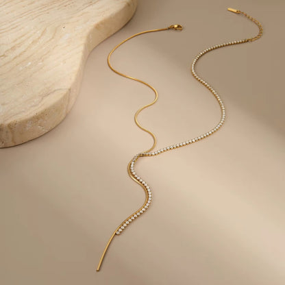 Tennis Y Necklace
