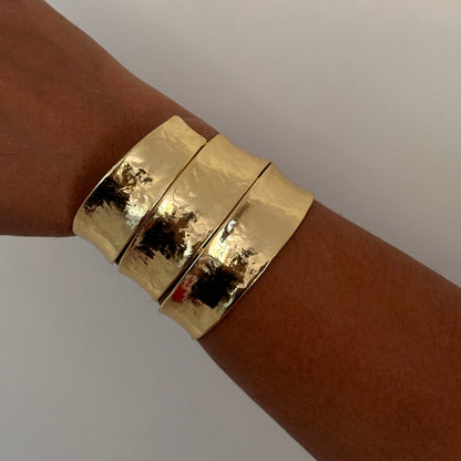 Lata Adjustable Brass Hand Cuff