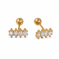 Rectangular Flatback Studs