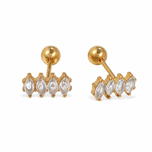 Rectangular Flatback Studs