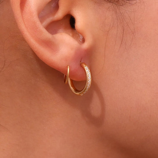 Twistie Earrings (Fake Second Piercing)