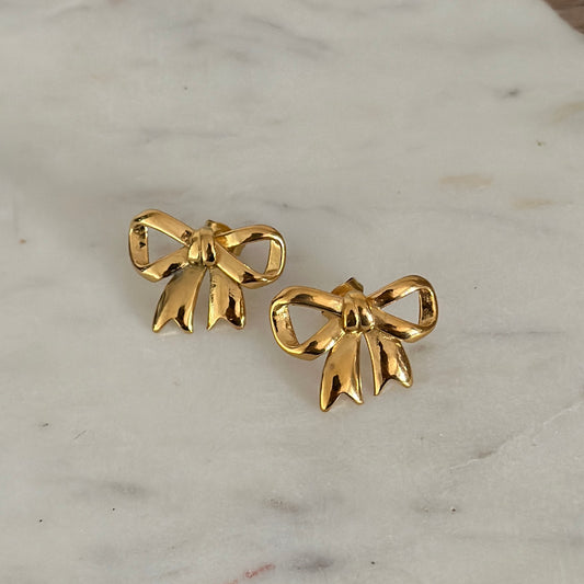 Mini Chunky Bow Studs