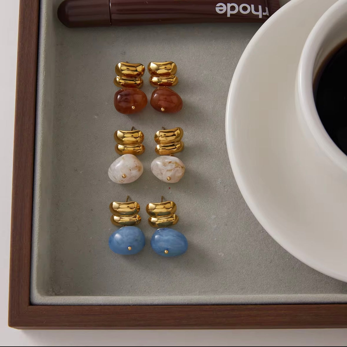 Maria Resin Earrings
