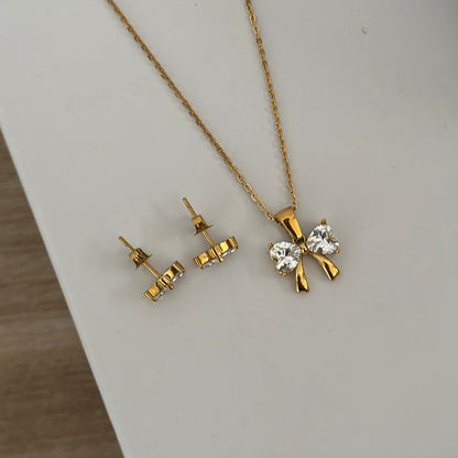 Bow Shine Necklace