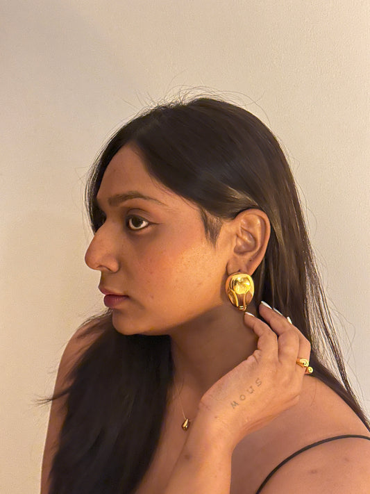 Gold Shower Earrings