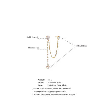 Athena Drop Earrings
