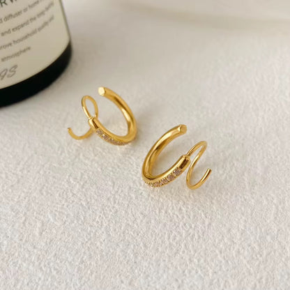 Twistie Earrings (Fake Second Piercing)