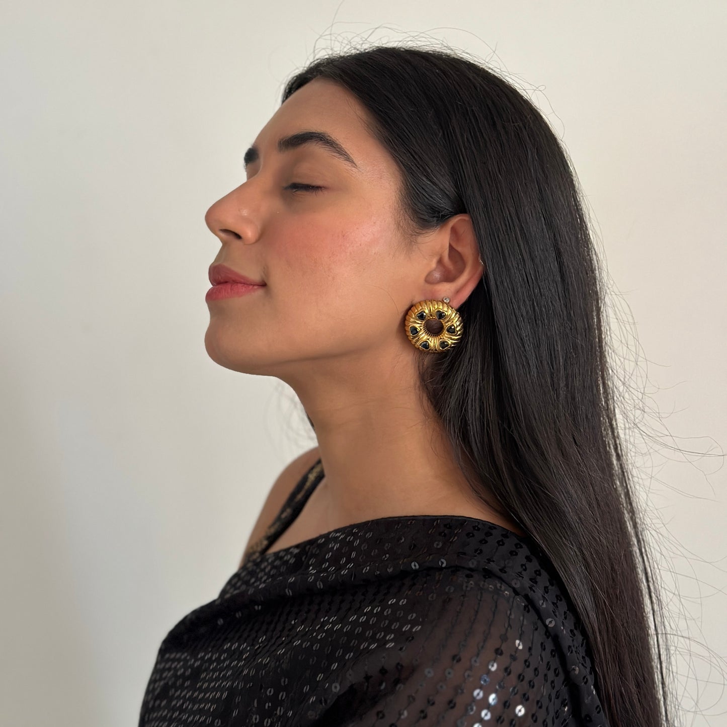 Pataka Earrings (Black)