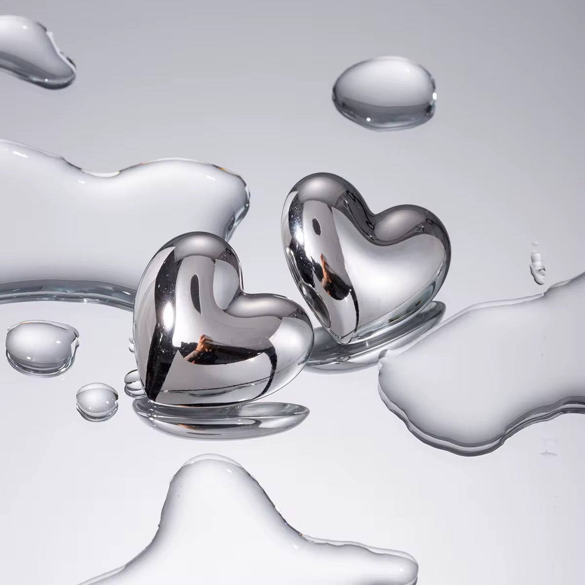 Chunky Lover Studs - Silver