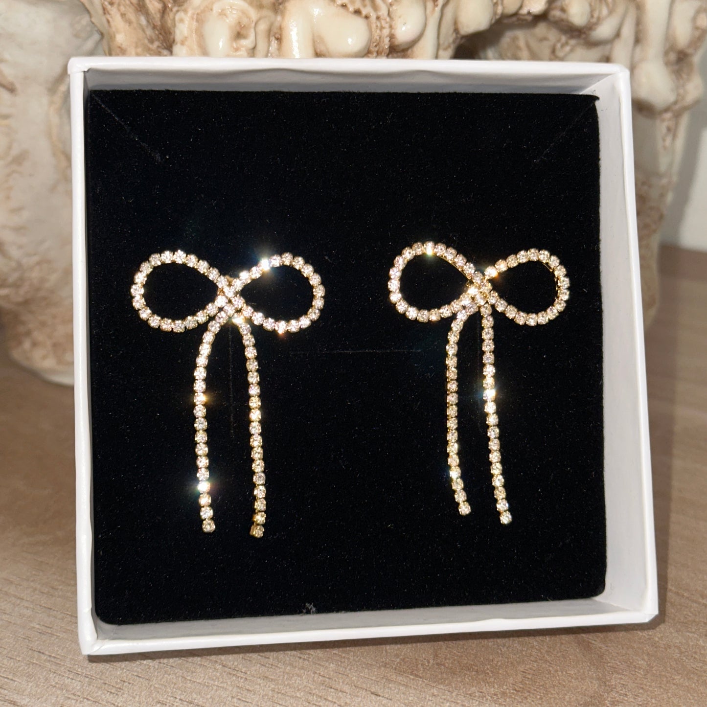 Bow Shine Danglers