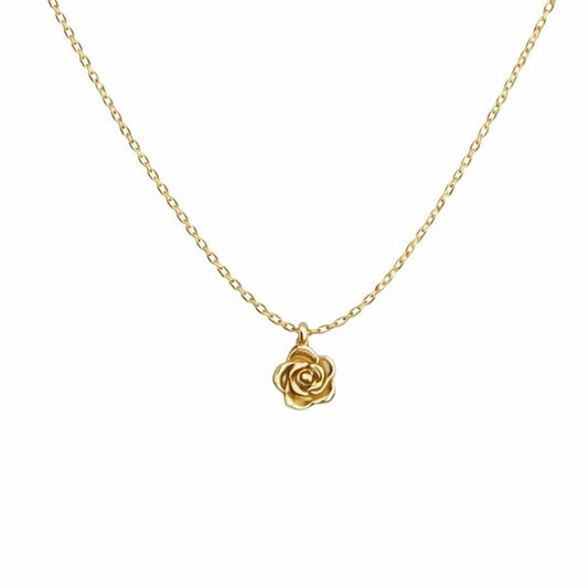 Minimal Rose Necklace