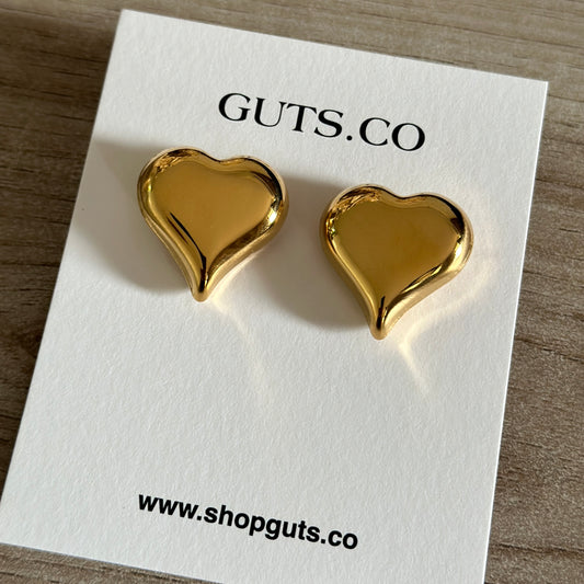 Chunky Heart Studs