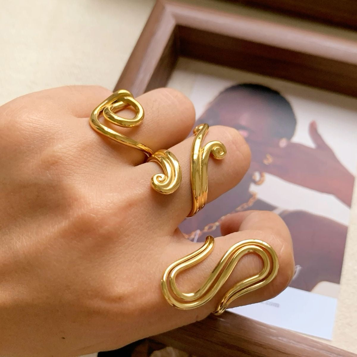 Wavy Ring - Adjustable