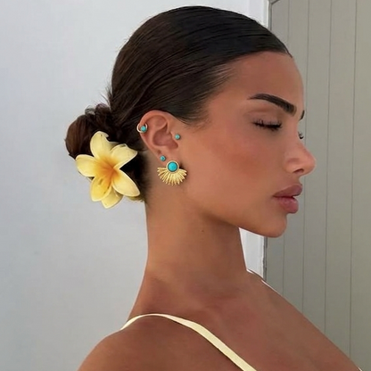Aqua Earrings