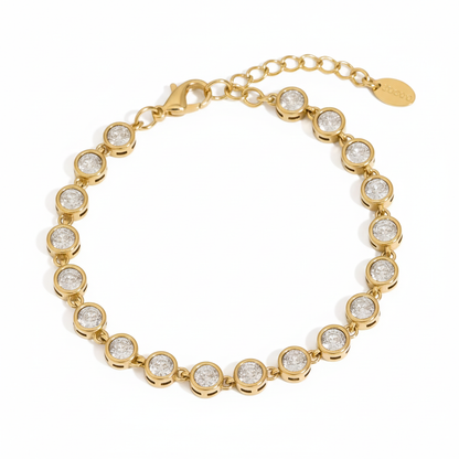 Tennis Bracelet - Circular Stones