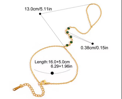 Emerald Handchain