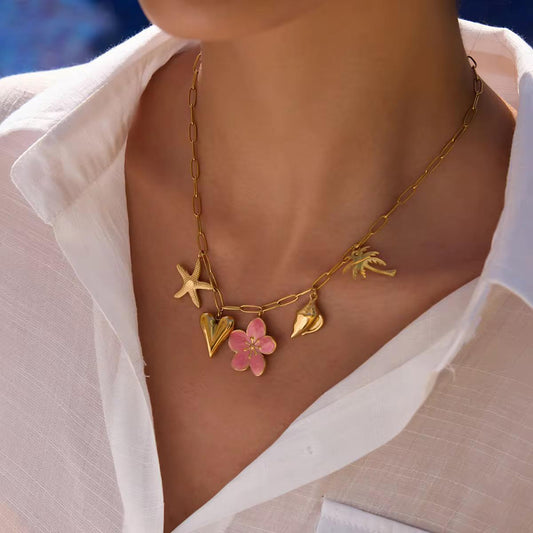 Summer Girl Charm Necklace