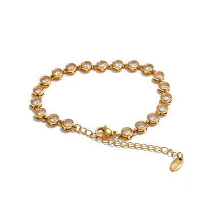 Tennis Bracelet - Circular Stones