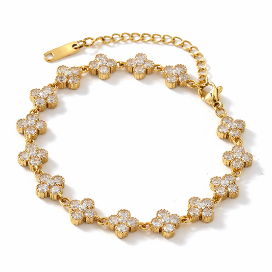 Clover Tennis Bracelet